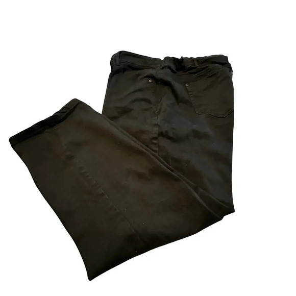 J. Jill Authentic Fit Slim Ankle Black Pants Plus-size 18 Stretch Slimming - Picture 2 of 8